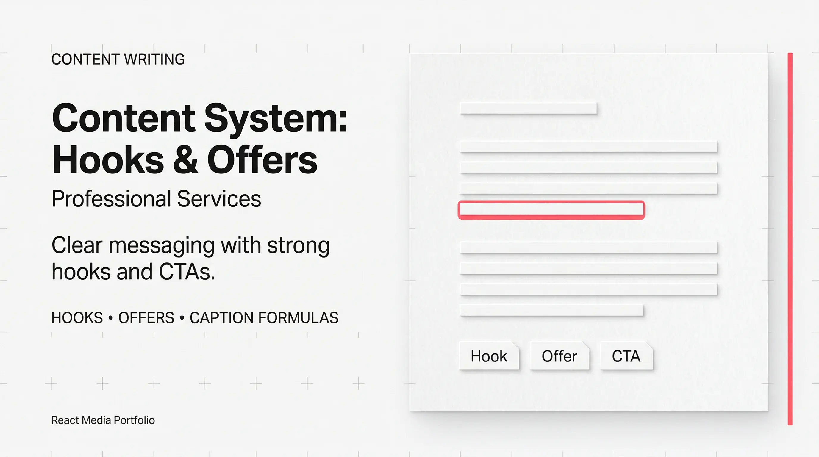 Content System: Hooks & Offers